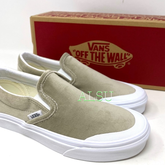 VANS Classic Slip On T Velvet Grey Women’s Sneaker - Picture 9 of 10